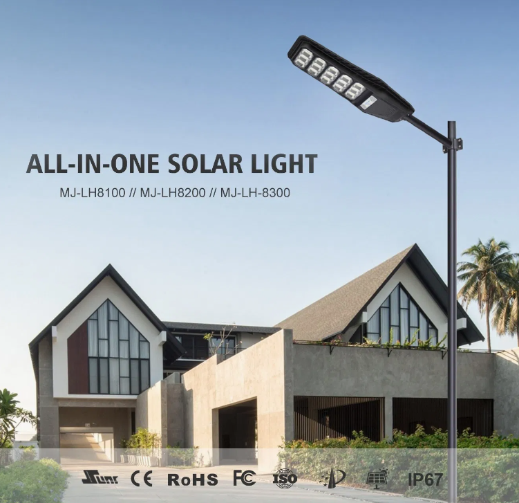 LAMPARA LED SOLAR CON SENSOR 5 LED